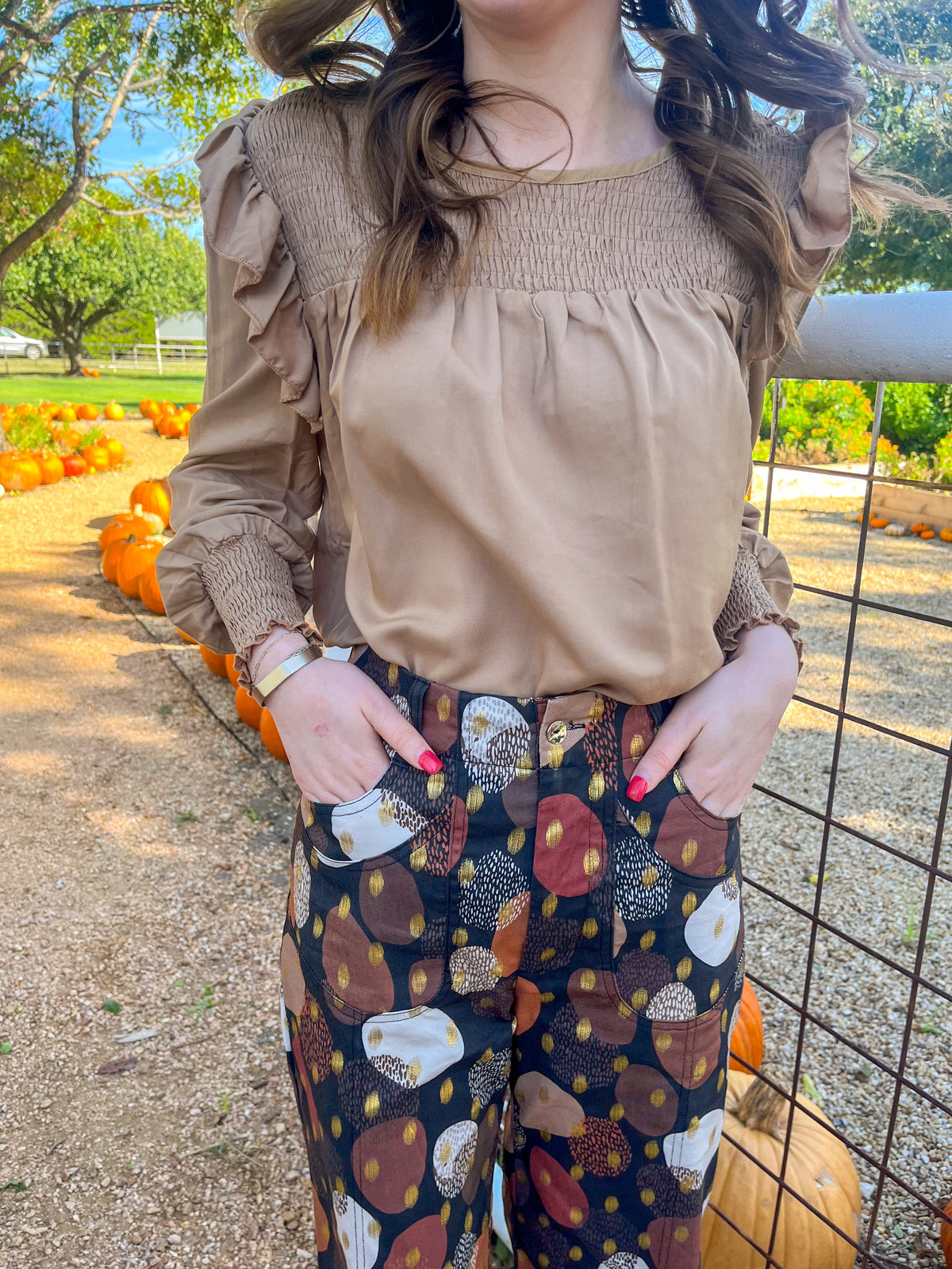 Stand Out Pants - Brown