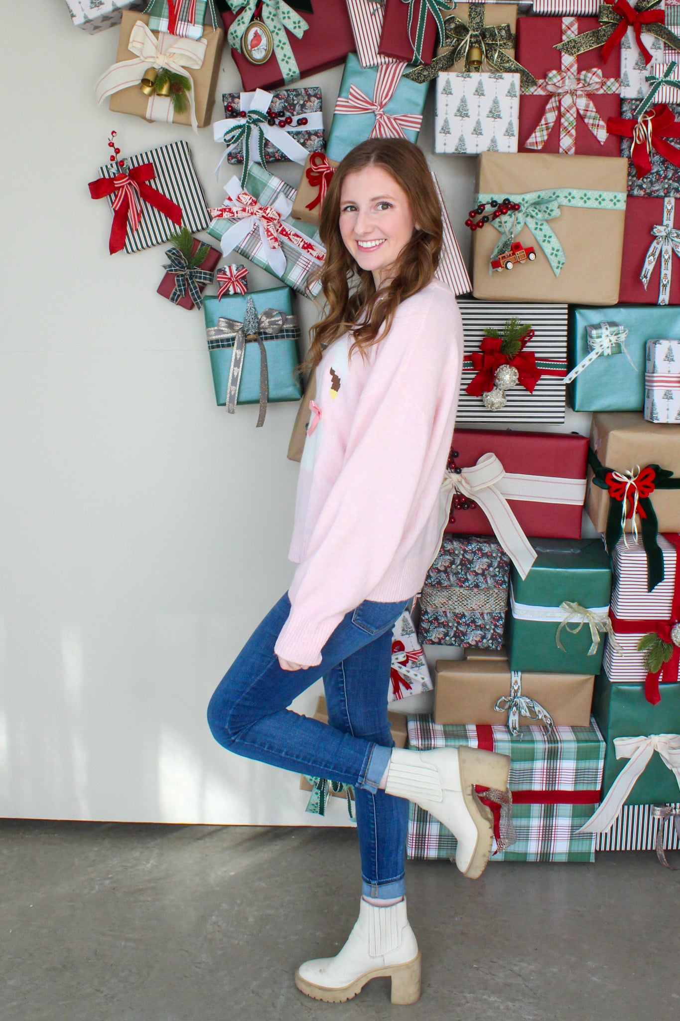 Swan Lake Sweater - Pink