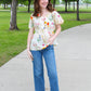 Fields In Bloom Top - White Floral
