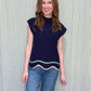 Autumn Breeze Sweater - Navy