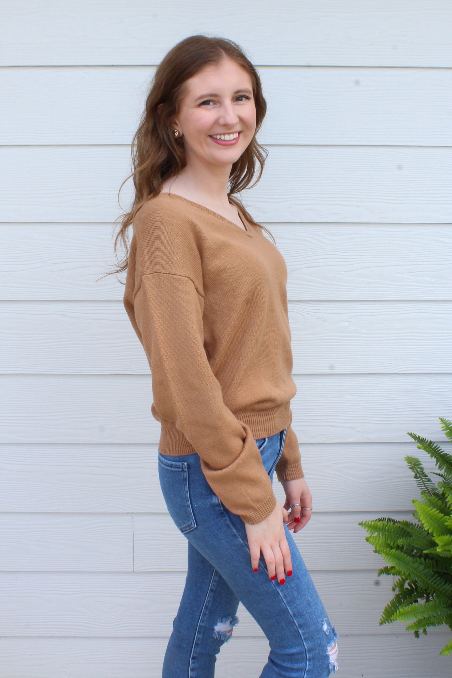 Morning Mocha Sweater - Camel