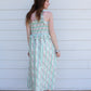Pardon My Petals Midi Dress - Teal