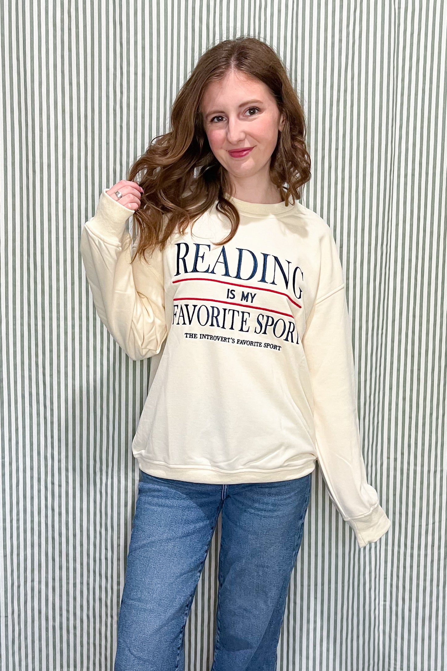 Favorite Sport Sweatshirt - Cream