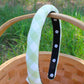 Head In The Clouds Headband - Green Gingham