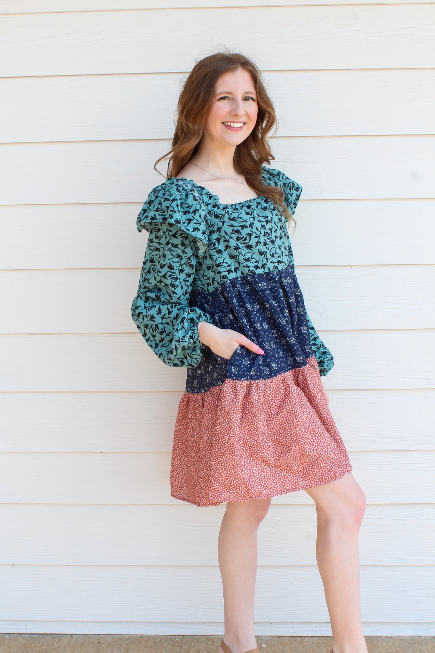 Mountain Memories Dress - Blue