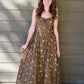 Picking Wildflowers Maxi - Brown