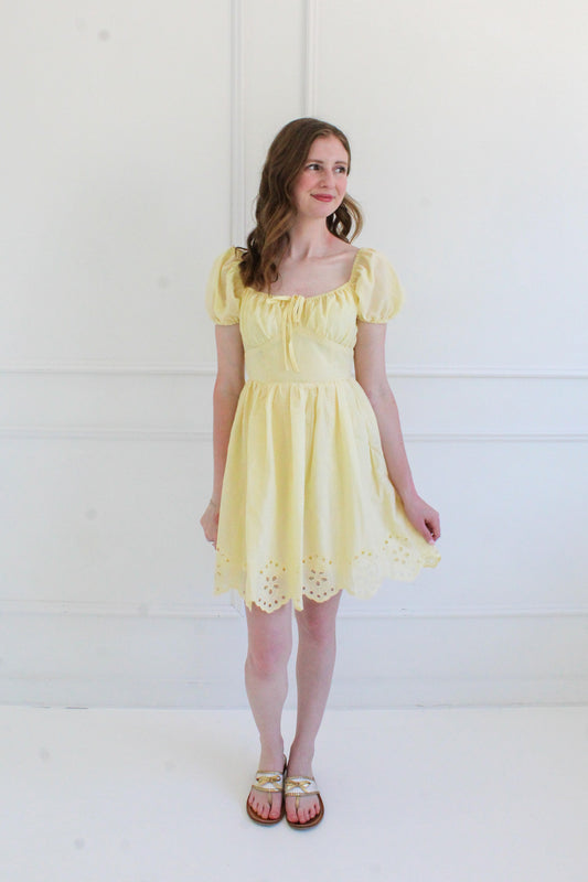 Tale As Old As Time Dress - Yellow