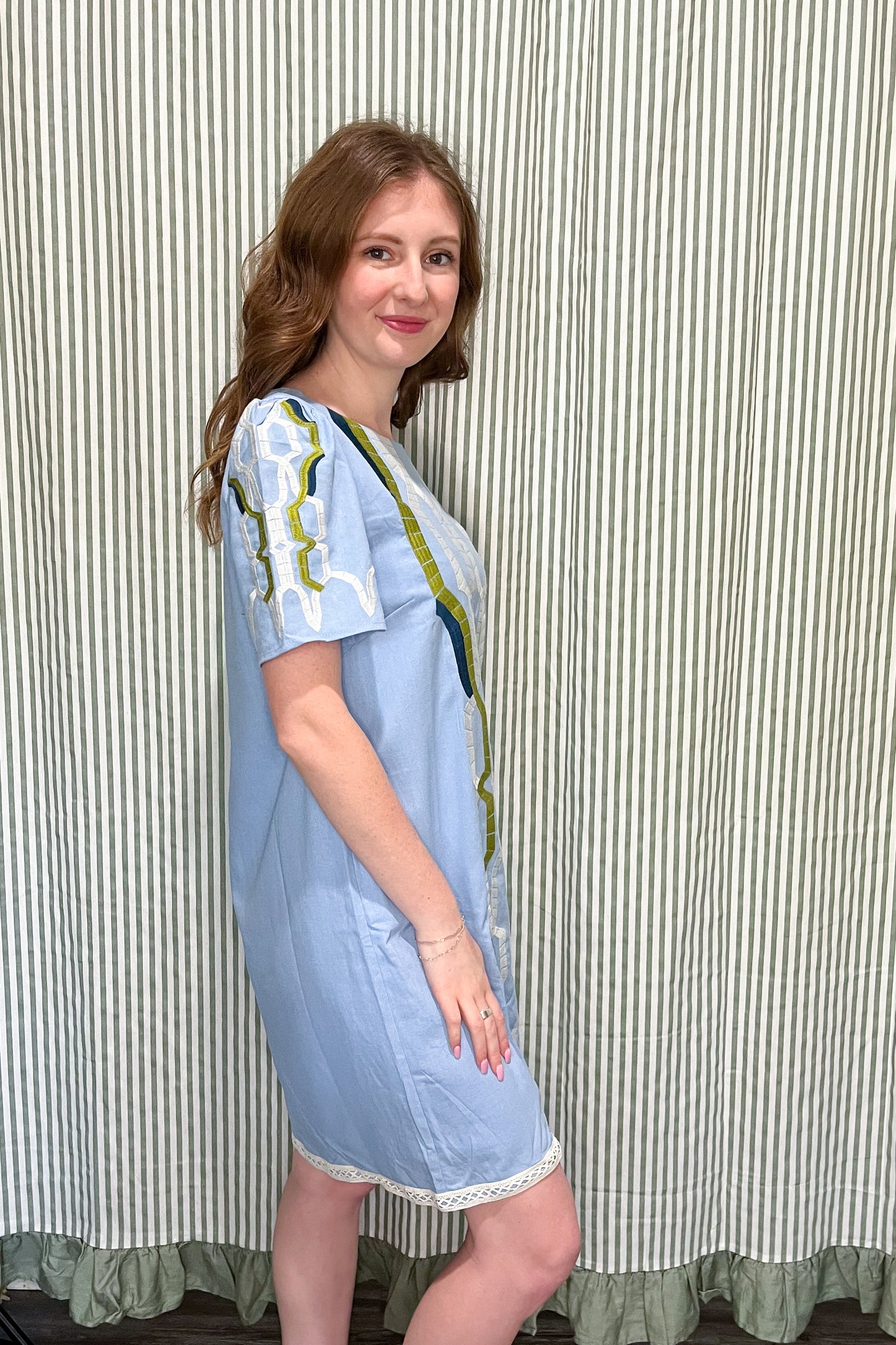 Always On Time Dress - Blue