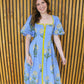 Sunny State Of Mind Dress - Blue