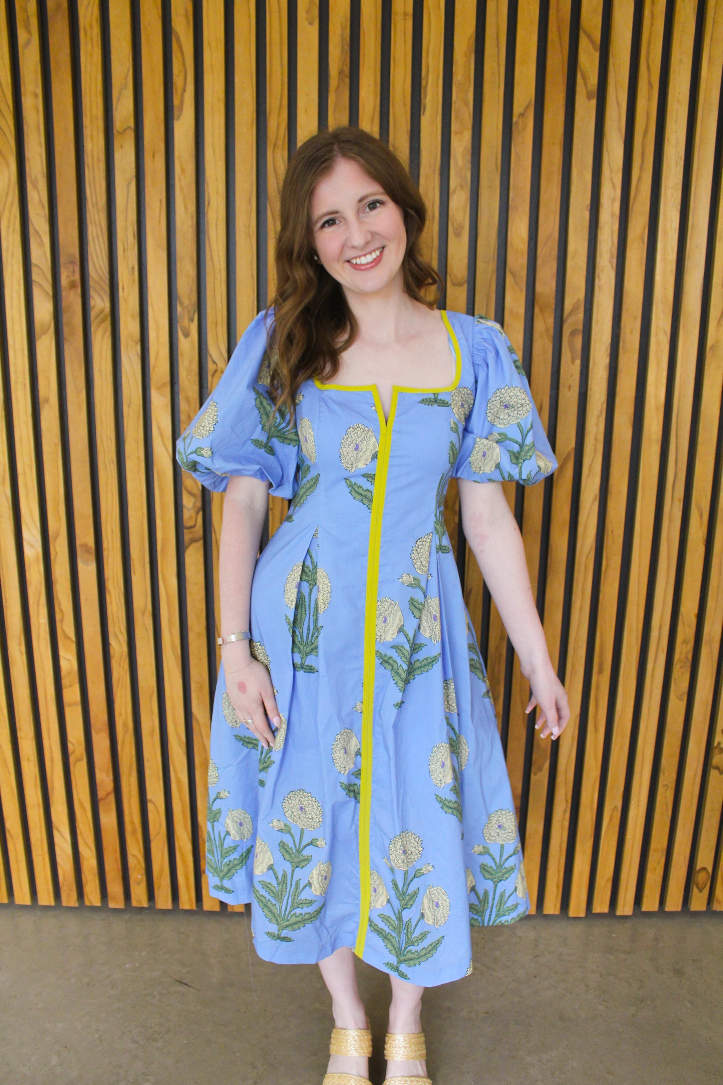Sunny State Of Mind Dress - Blue