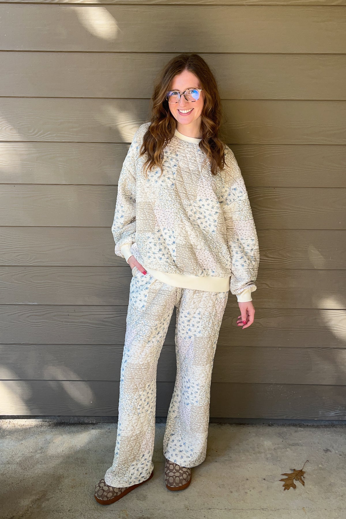 Lazy Sunday Set - Blue Floral