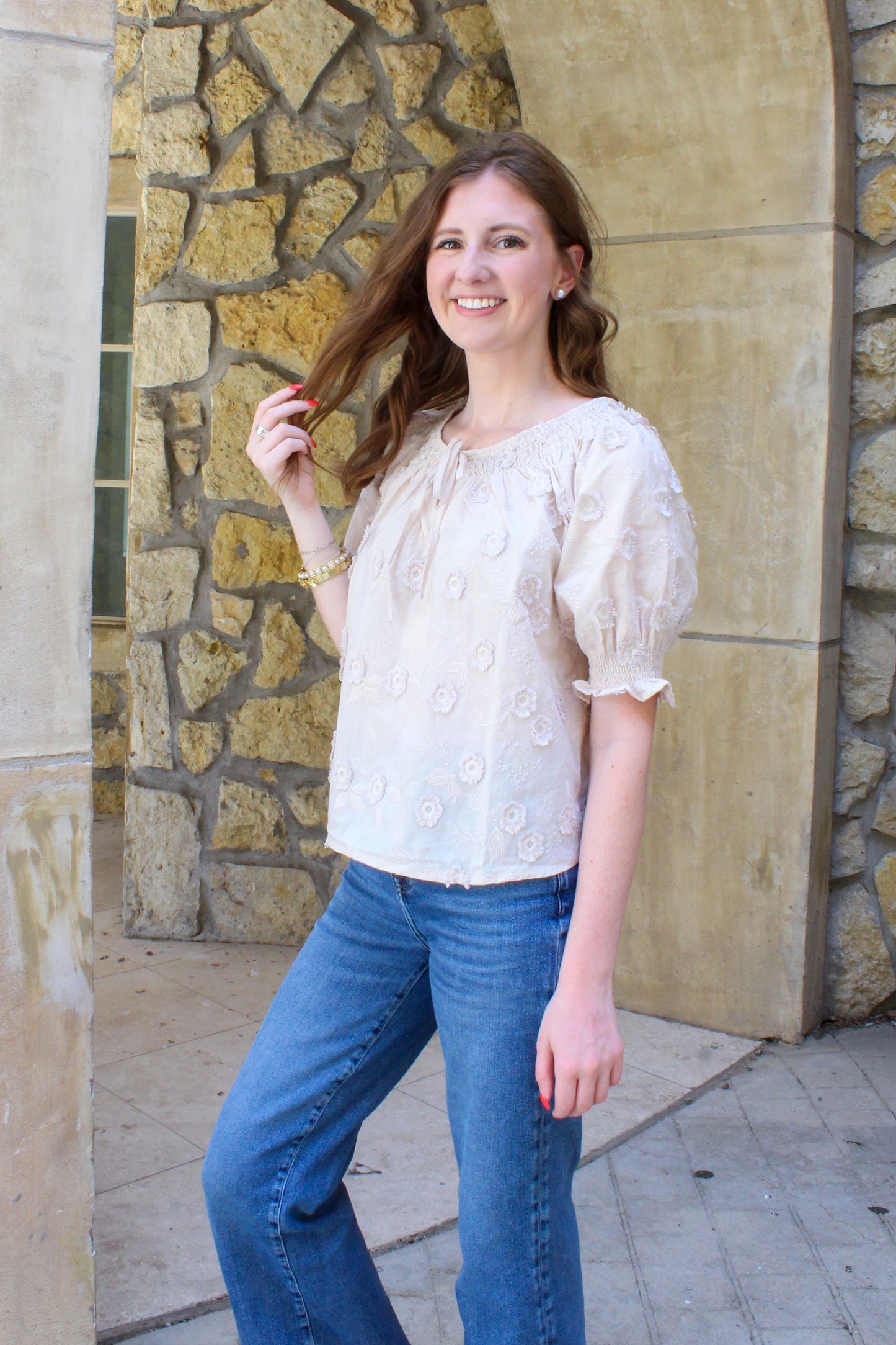 Act Natural Top - Cream