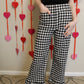 Checkmate Pants - Black & White