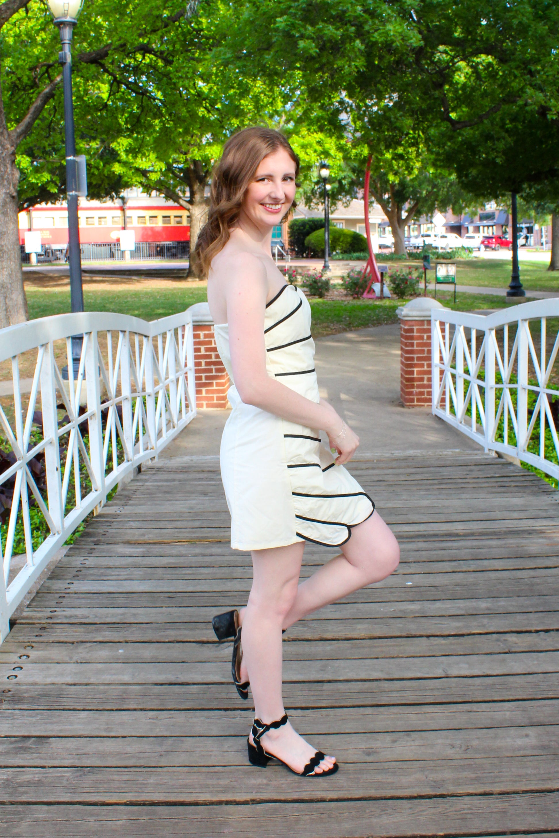Cream Strapless Mini Dress for Graduation & Vacation – Sincerely, Shilo