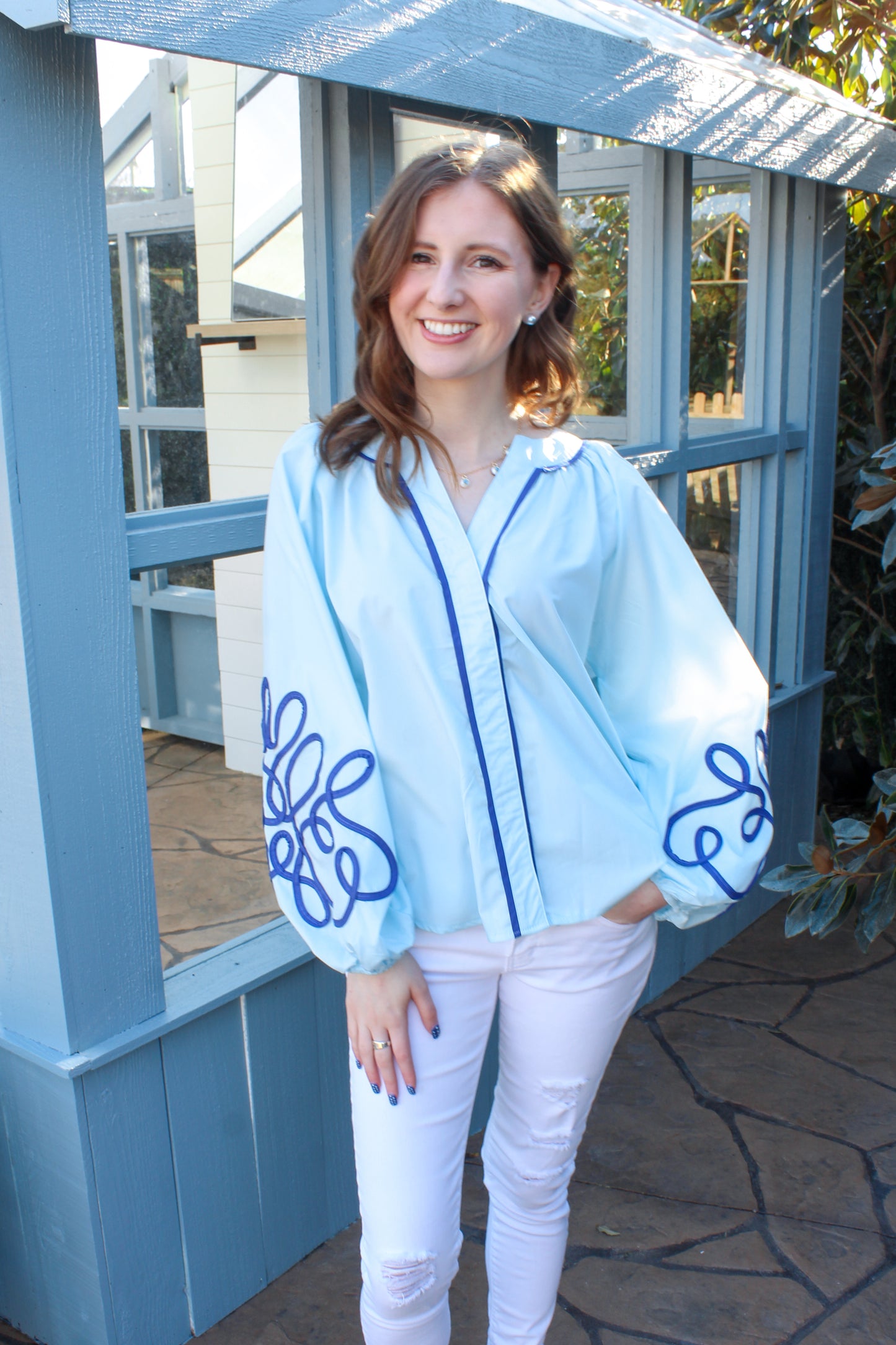 Easy Breezy Top - Blue