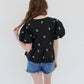 Bigger The Bow Top - Black