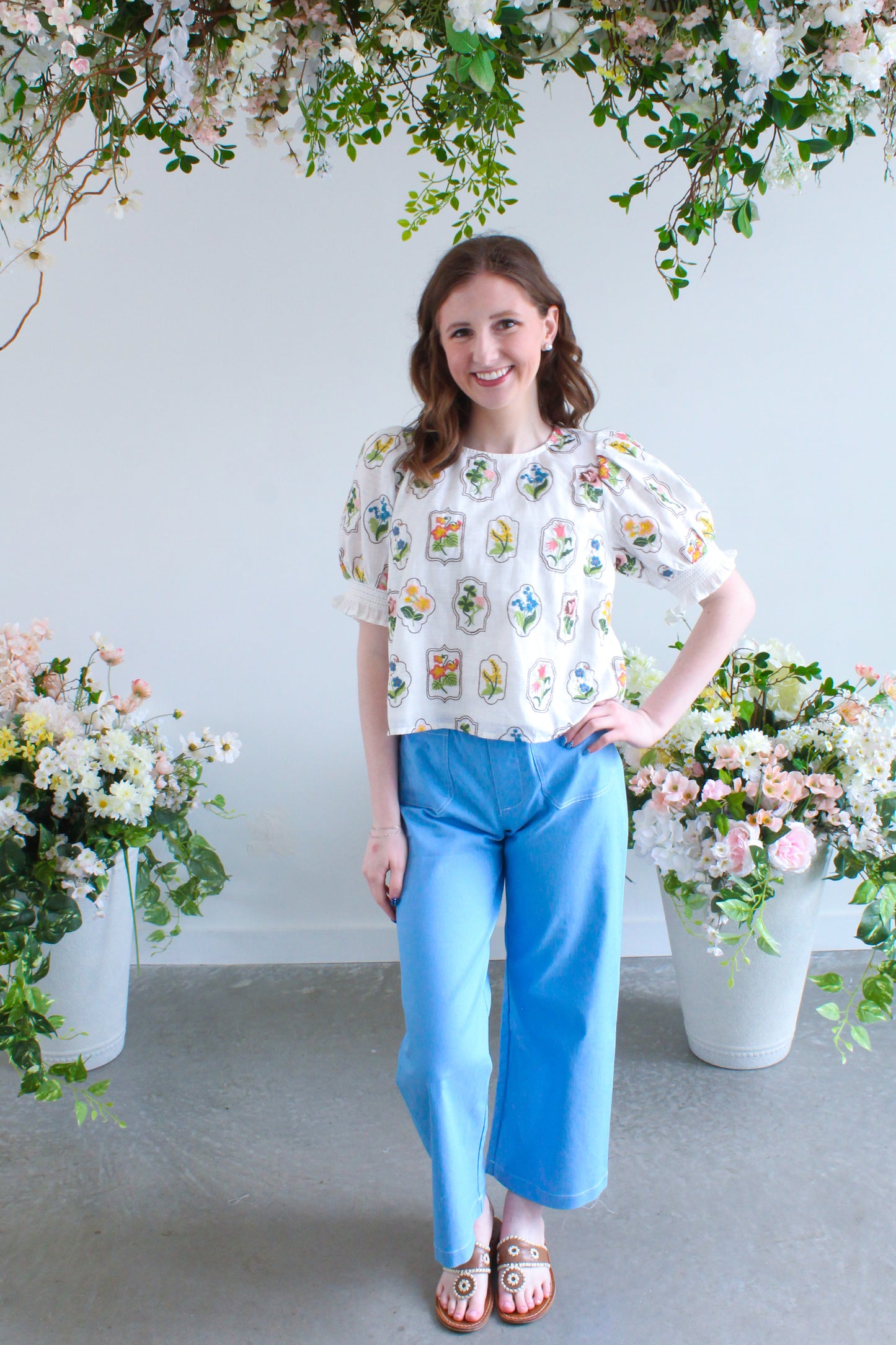 You Grow Girl Top - White