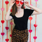 Party Animal Skirt - Leopard