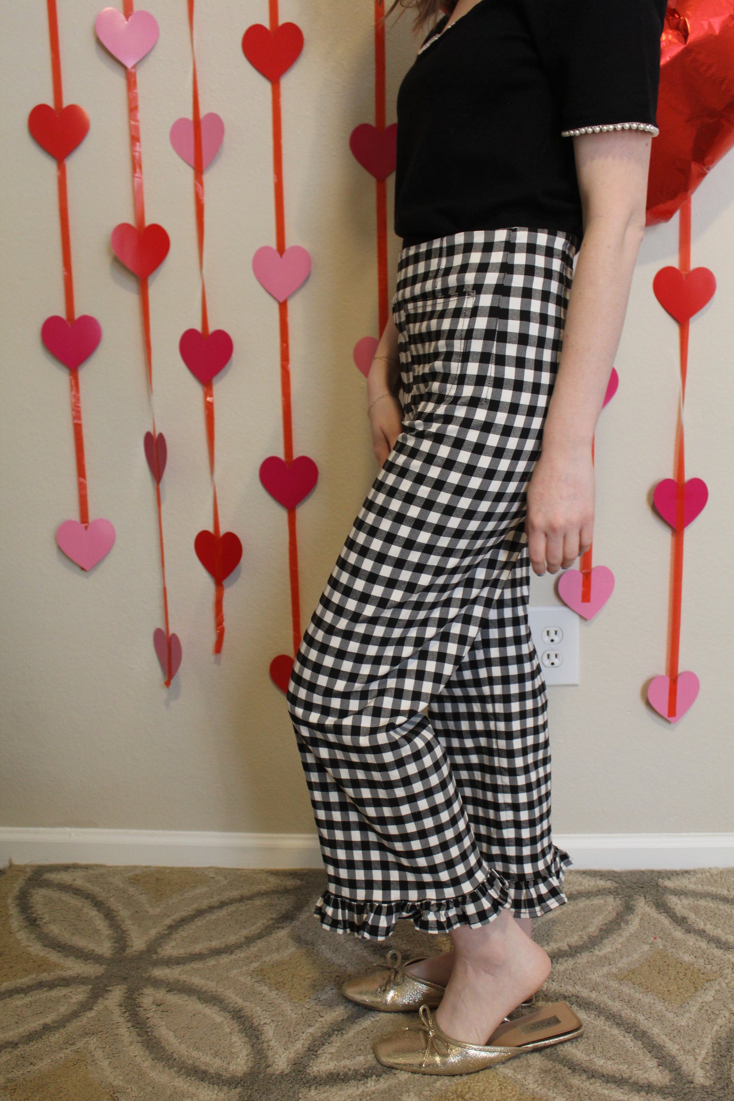 Checkmate Pants - Black & White