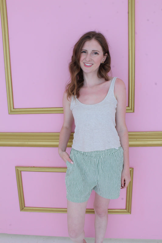 Morning Matcha Shorts - Green