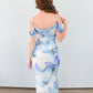Spread Your Wings Midi Dress - Blue