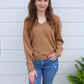 Morning Mocha Sweater - Camel