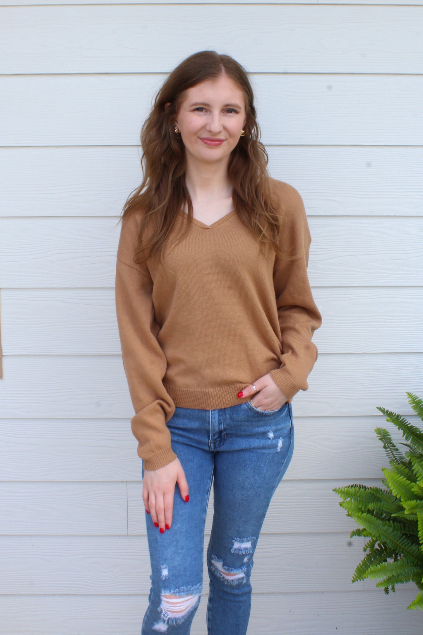 Morning Mocha Sweater - Camel