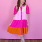 Brighter Days Dress - Pink Multi