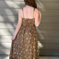 Picking Wildflowers Maxi - Brown