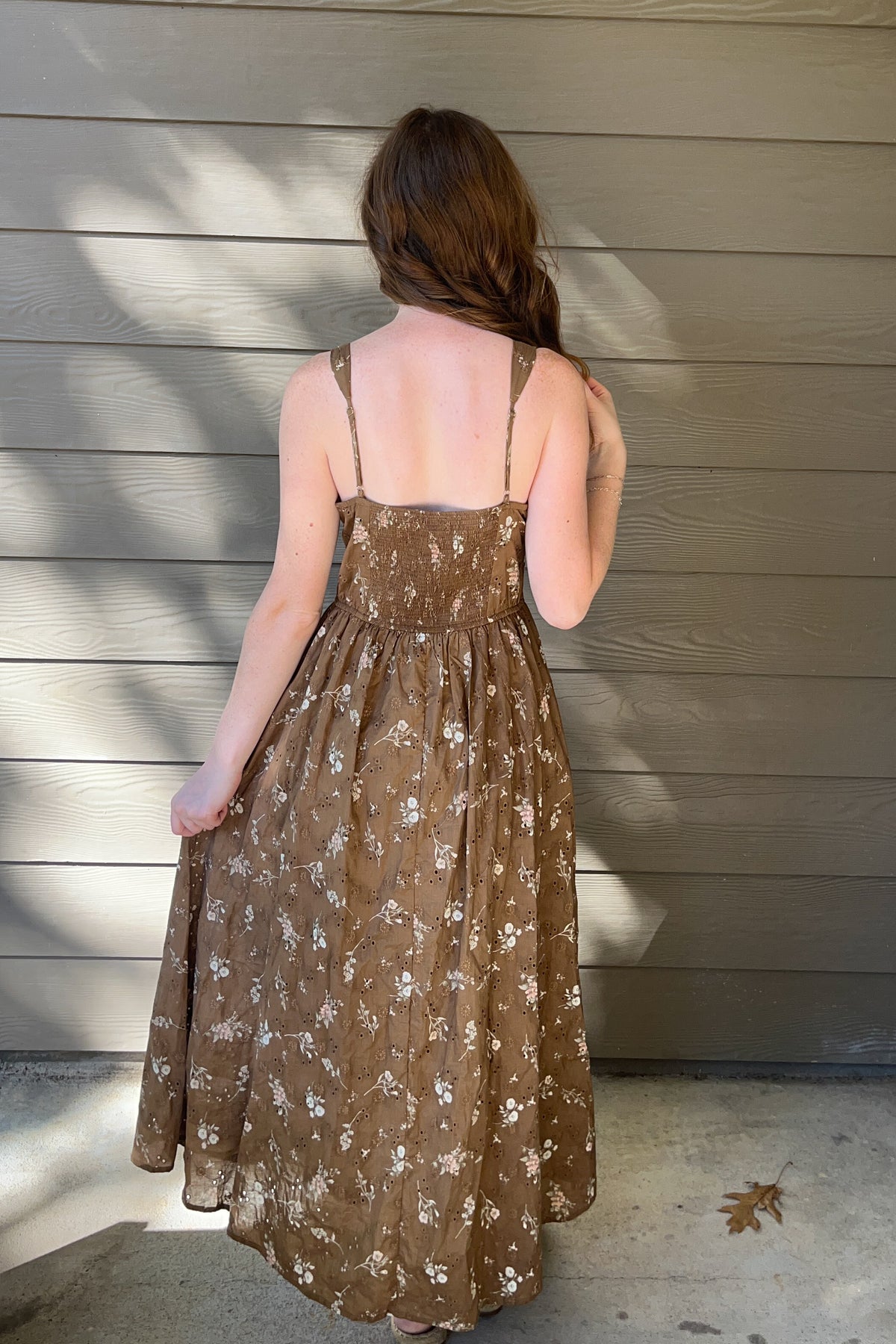 Picking Wildflowers Maxi - Brown