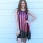 Pop The Champagne Dress - Black & Pink