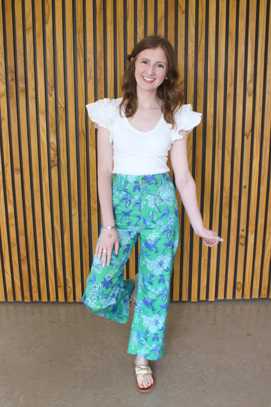 Make A Statement Pants - Green