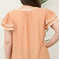 PLUS Peaches And Cream Top - Peach
