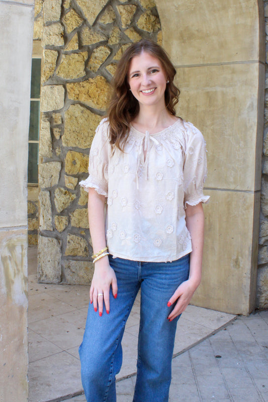 Act Natural Top - Cream
