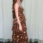 Autumn Affair Dress - Chocolate