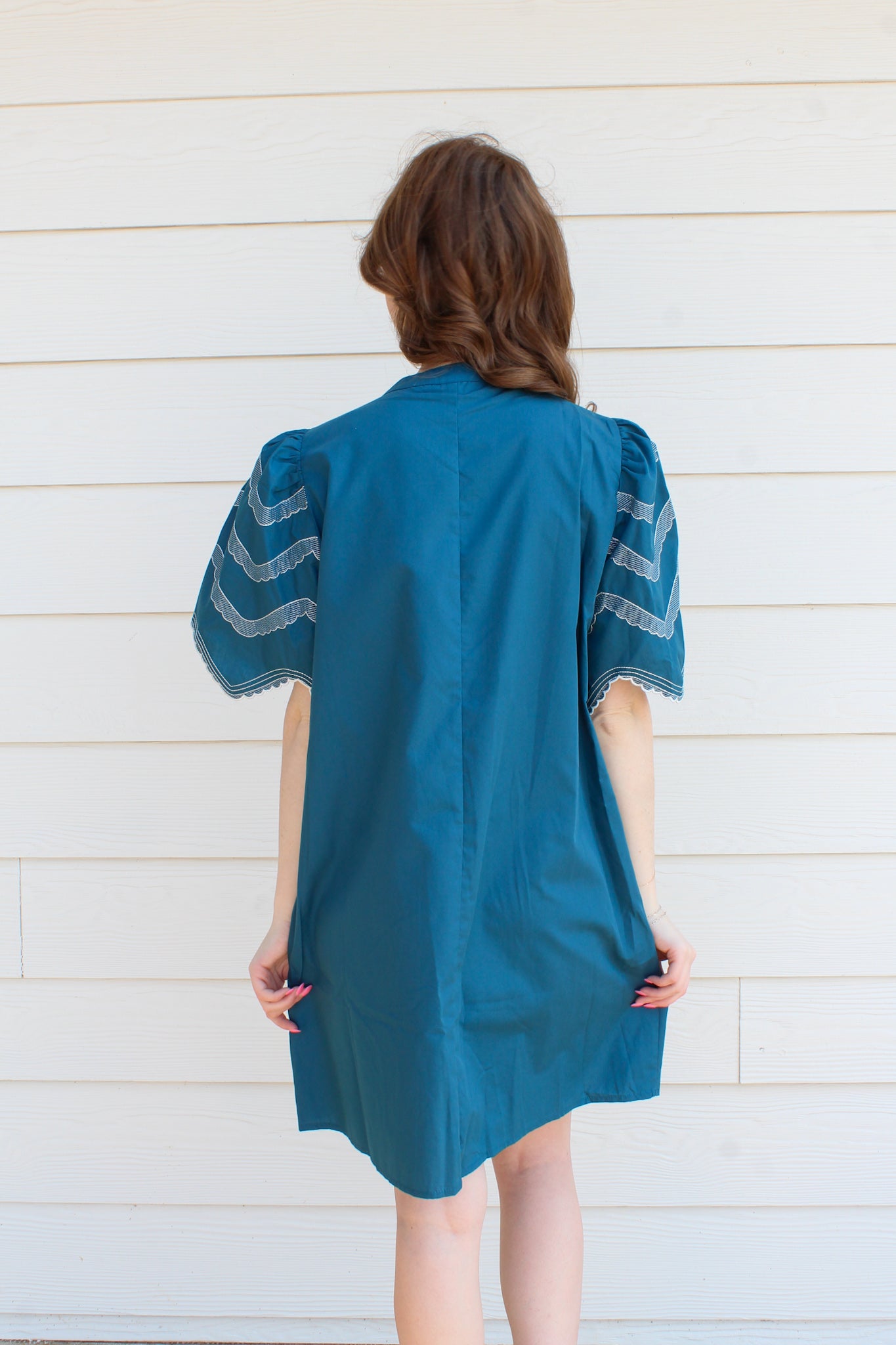 Seasons Changing Dress - Teal
