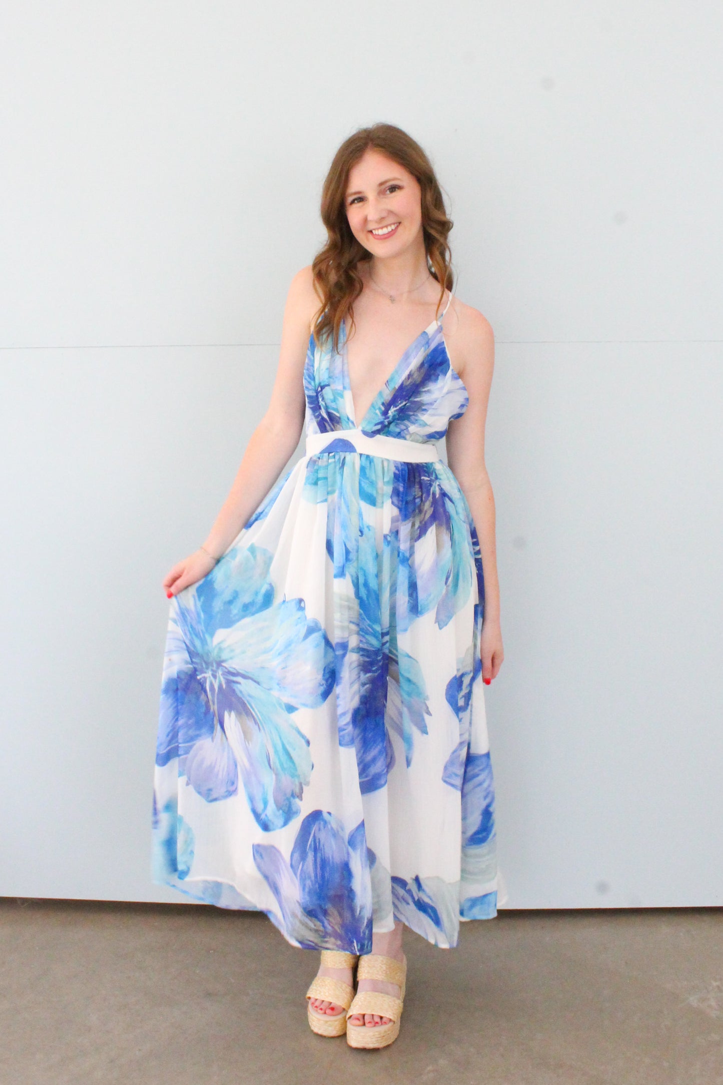Ocean View Maxi Dress - White
