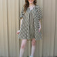Picture This Dress - Brown & Cream