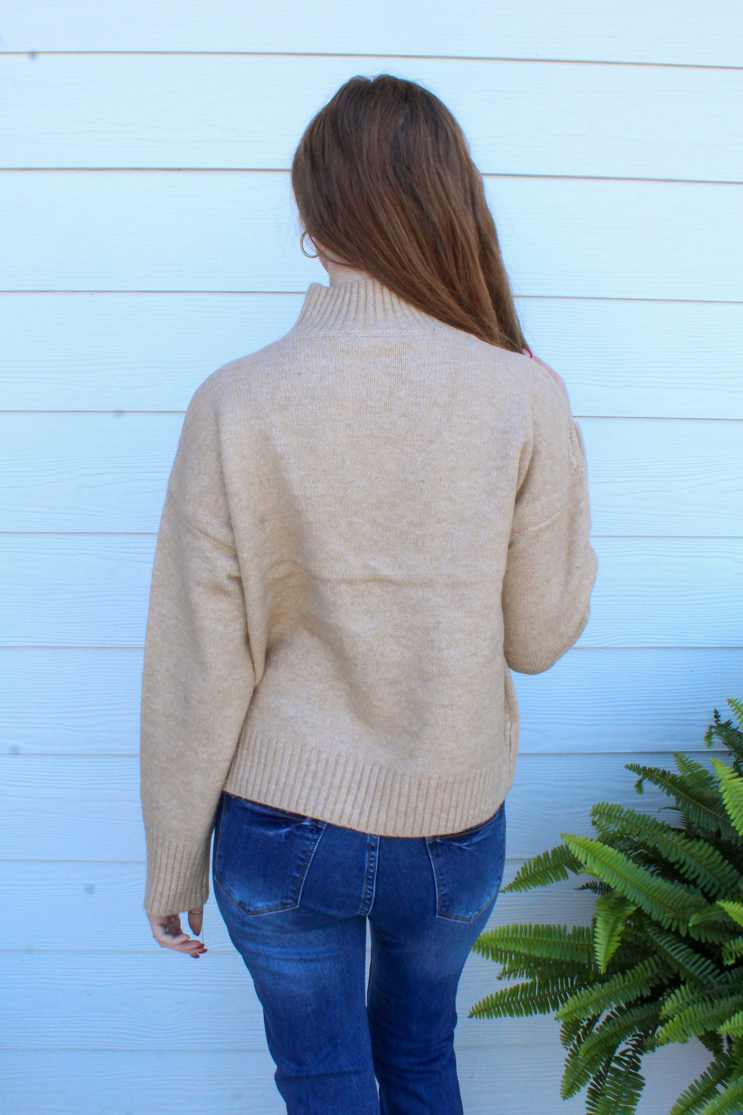 Cozy Up Sweater - Taupe