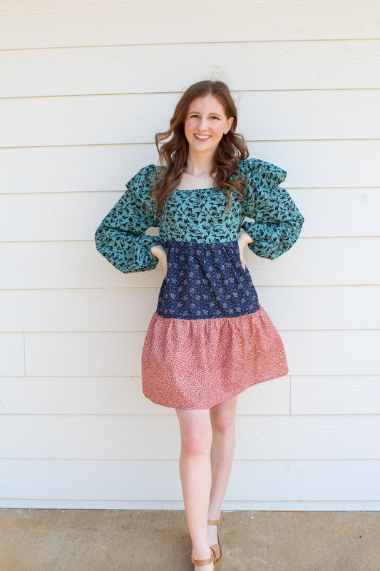 Mountain Memories Dress - Blue