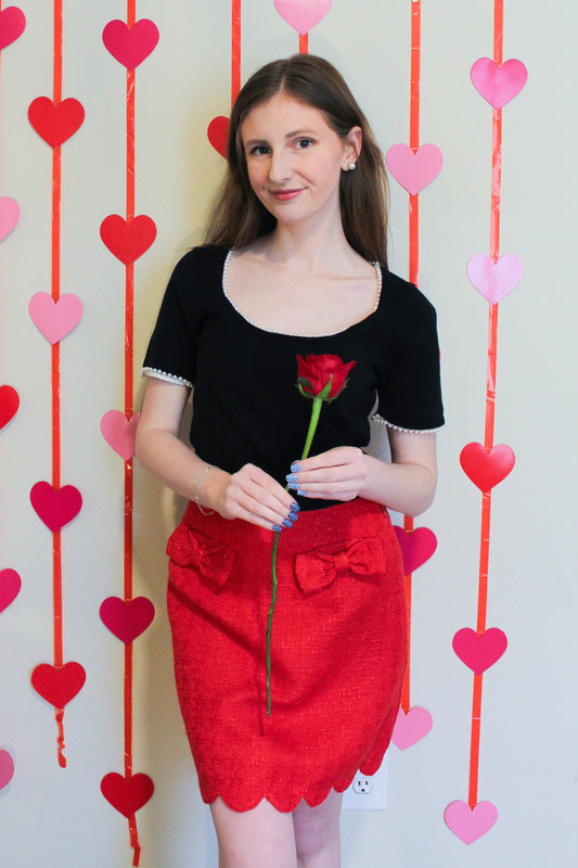 Wrapped In Red Skirt - Red