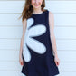 Get In The Groove Dress - Navy