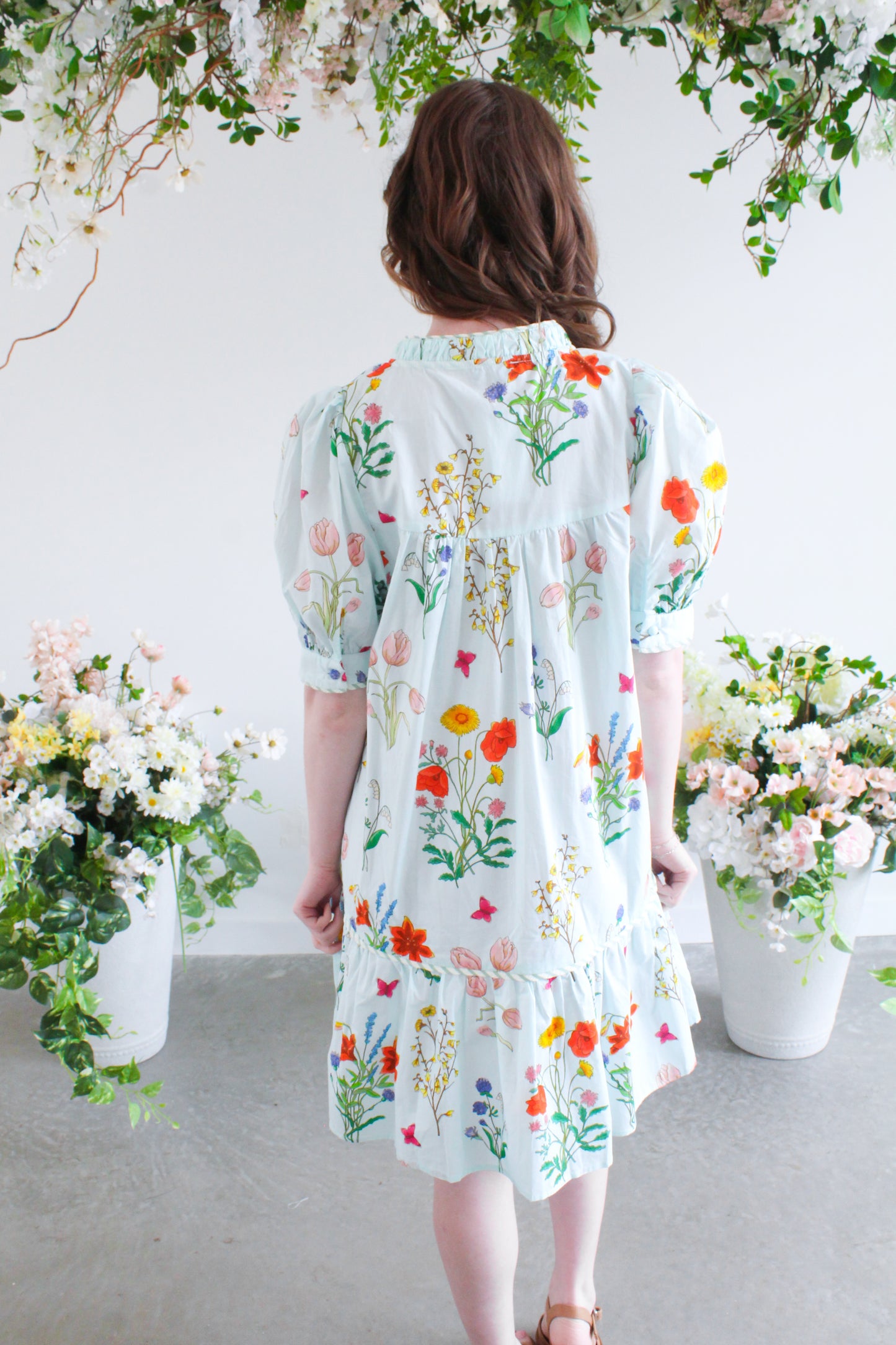 Bloom Service Dress - Blue
