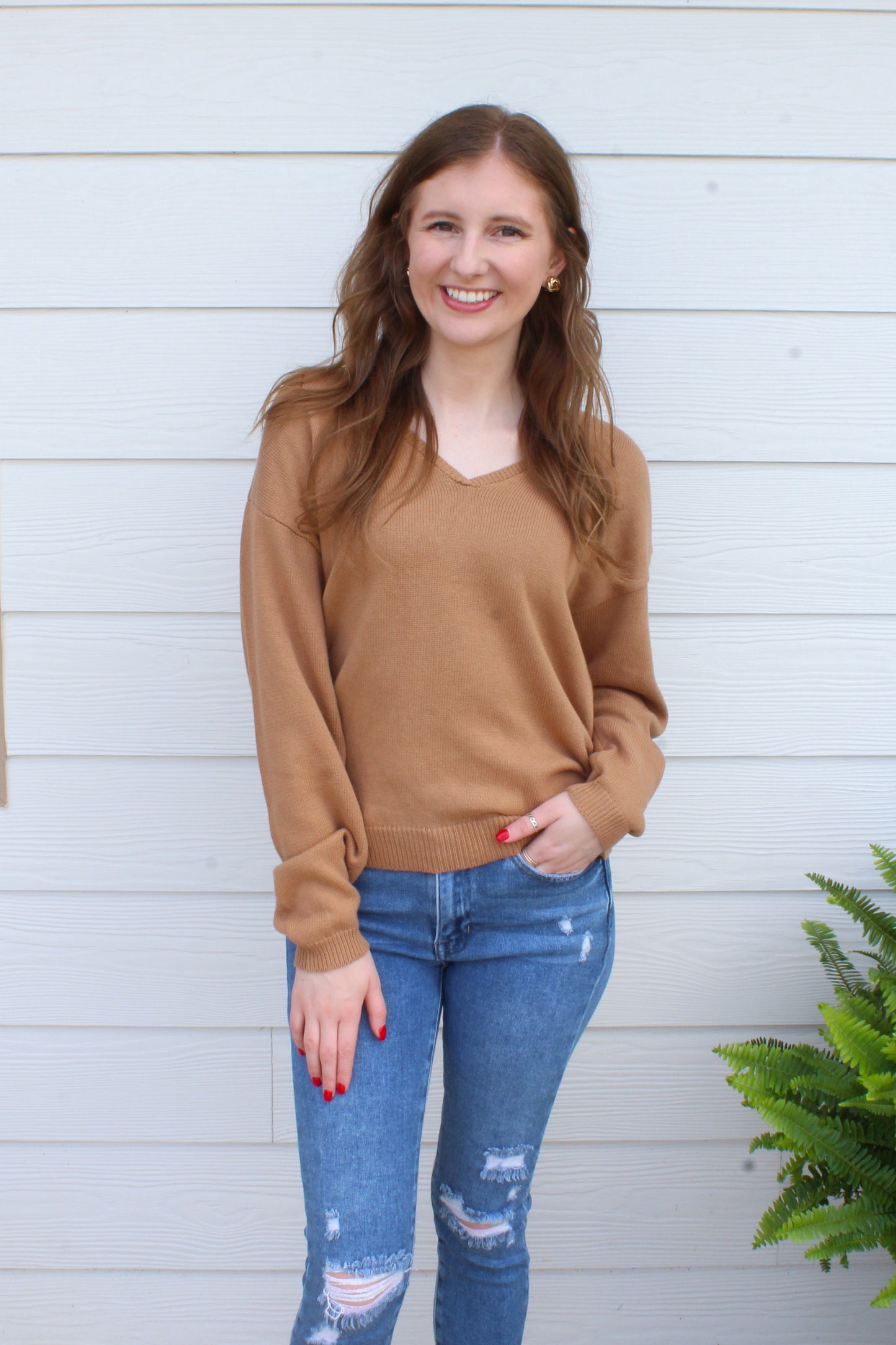 Morning Mocha Sweater - Camel