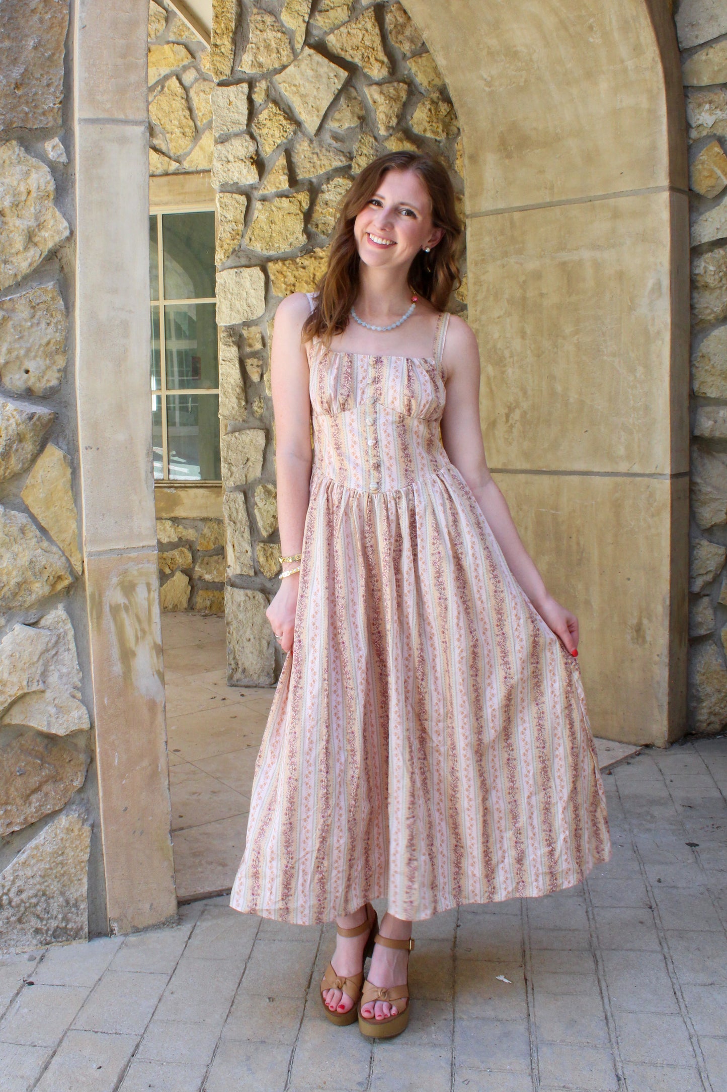 Walk With Purpose Maxi Dress - Pink