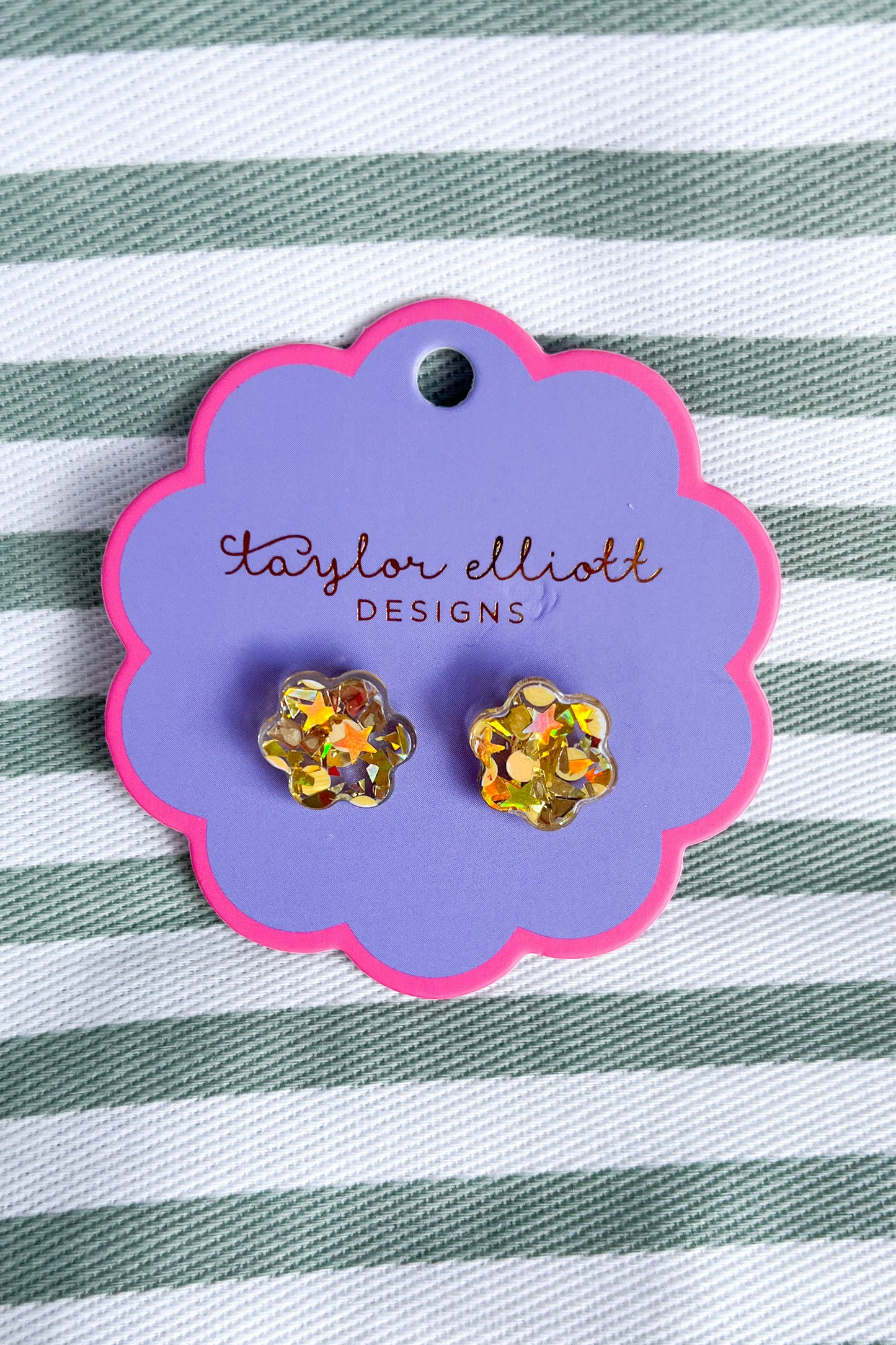 Confetti Studs - Gold