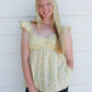 One More Chapter Top - Yellow