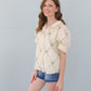 Garden Stroll Top- Cream