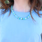 Finishing Touches Necklace - Blue Multi