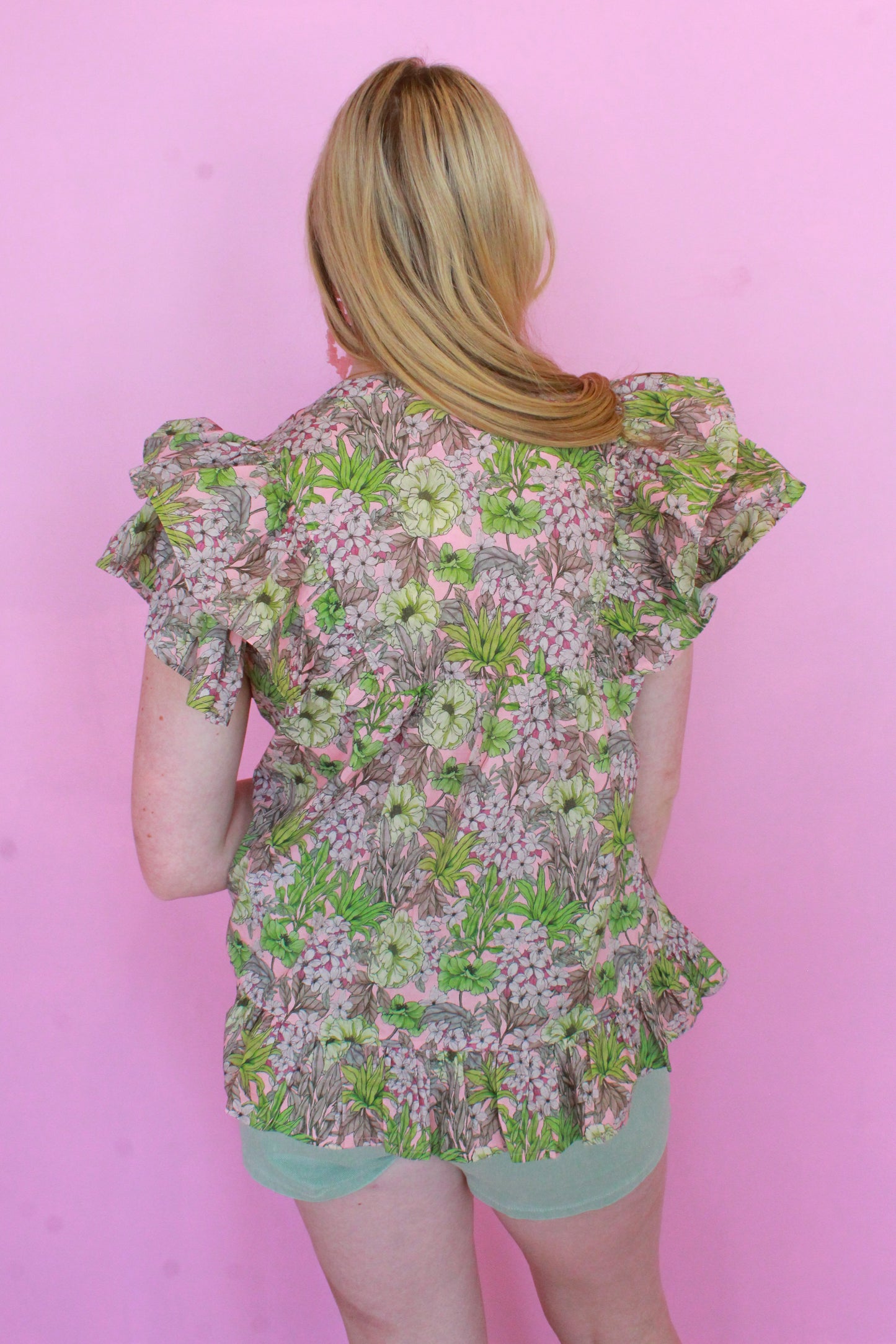 Sweet Pea Top - Floral